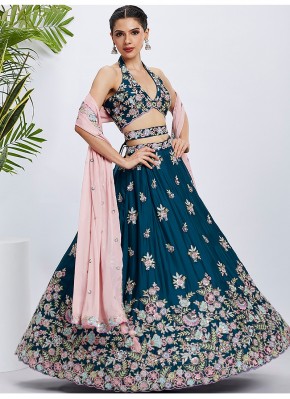 Georgette Lehenga Choli for Engagement