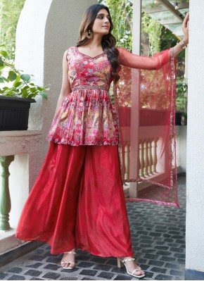 Gorgonize Lace Chiffon Readymade Salwar Kameez