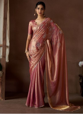 Graceful Satin Silk Designer Saree