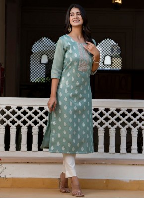 Grandiose Silk Blend Festival Casual Kurti