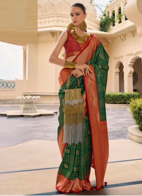 Green Ceremonial Classic Saree