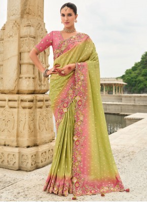 Green Ceremonial Classic Saree