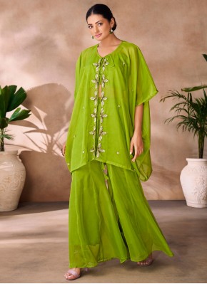 Green Color Casual Kurti