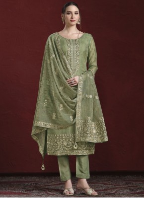 Green Sangeet Pant Style Suit