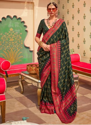 Green Silk Traditional Saree