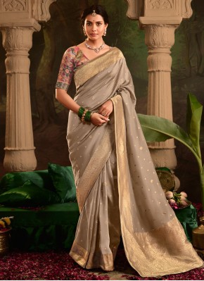 Grey Ceremonial Classic Saree