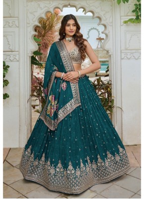 Hand Embroidery Work Chiffon Designer Readymade Lehngha Choli