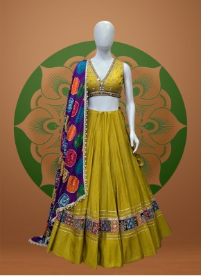 Hand Work Cotton Garba Wear Chaniya Choli