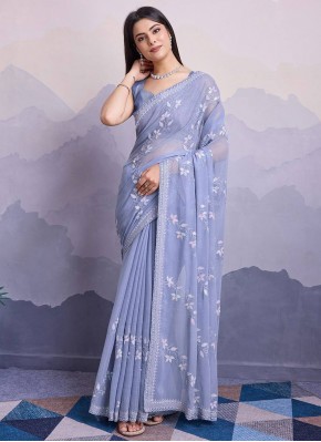 Haute Shimmer Festival Designer Saree