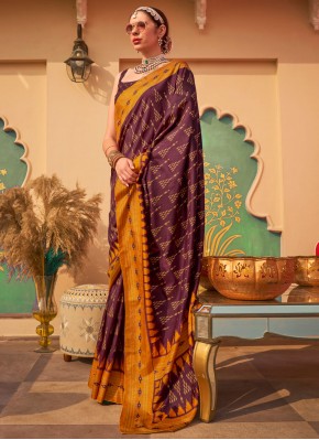 Impeccable Burgundy Designer Saree