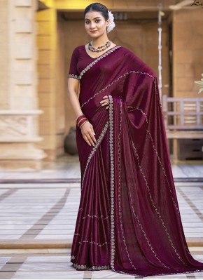 Impeccable Chiffon Border Classic Saree