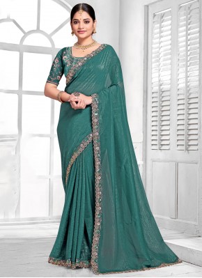 Imperial Silk Teal Traditional Saree