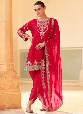 Intricate Crepe Silk Zari Designer Salwar Kameez