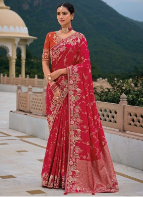 Intricate Embroidered Trendy Saree