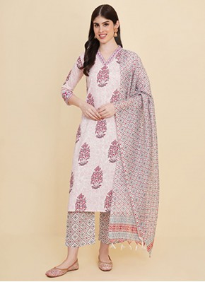 Intriguing Block Print Designer Salwar Suit
