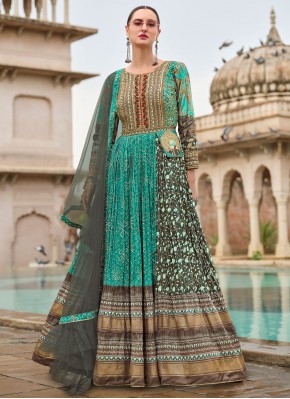 Intrinsic Zari Rama Readymade Gown