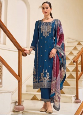 Jacquard Trendy Salwar Kameez in Morpeach 