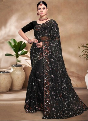 Jimmy Chu Black Classic Saree