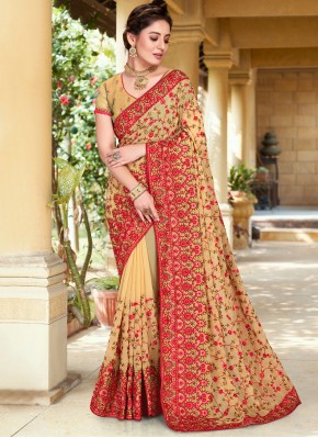 Khaki Color Trendy Saree