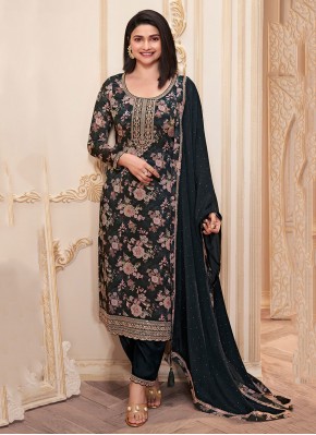 Lavish Chinon Ceremonial Trendy Salwar Suit