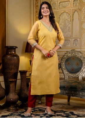 Majesty Zari Silk Blend Designer Kurti