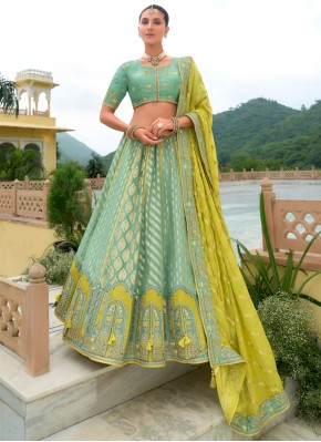 Mesmerizing Stone Silk Designer Lehenga Choli