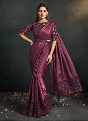 Miraculous Crepe Silk Wedding Trendy Saree