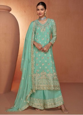 Modern Chinon Sangeet Designer Salwar Kameez