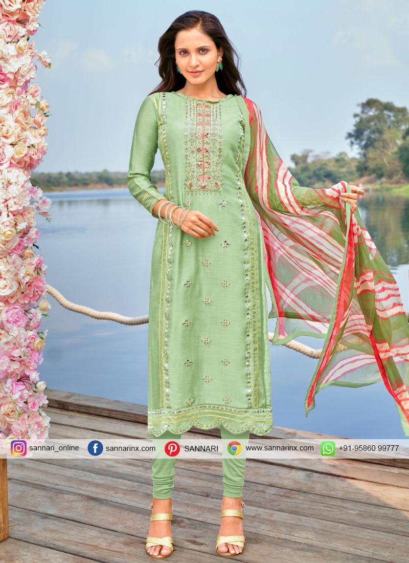 stylish churidar suit