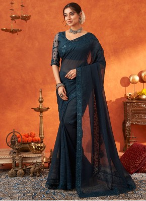 Morpeach  Sequins Contemporary Saree