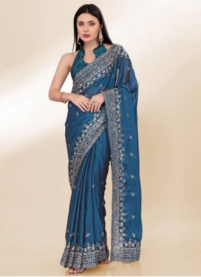 Morpeach  Silk Designer Saree