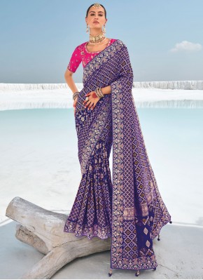 Mystical Weaving Ceremonial Contemporary Saree