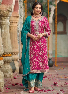 Opulent Rani Festival Readymade Salwar Kameez