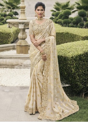 Orphic Embroidered Sangeet Traditional Saree