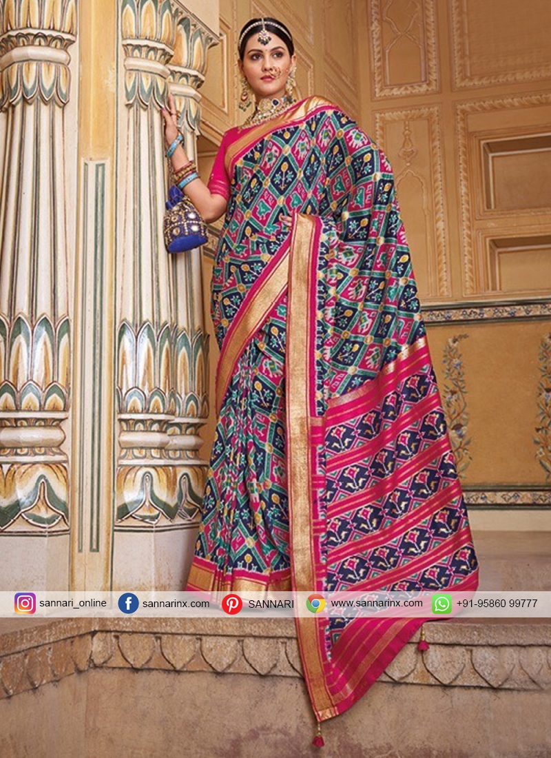 Buy Shaibo saree Checkered Daily Wear Cotton Silk Multicolor Sarees Online  @ Best Price In India | Flipkart.com