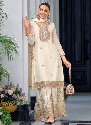 Peppy Embroidered Festival Palazzo Salwar Suit