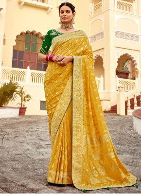 Picturesque Weaving Party Classic Saree