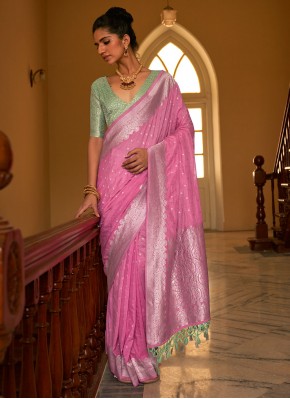 Pink Ceremonial Classic Saree