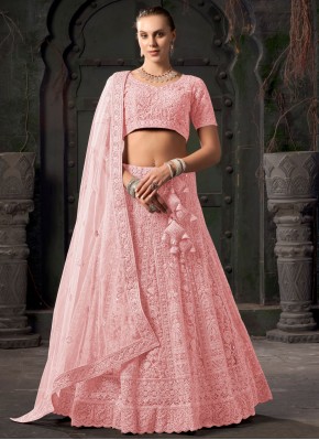 Pink Color Readymade Lehenga Choli