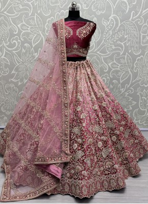 Pink Color Trendy Lehenga Choli