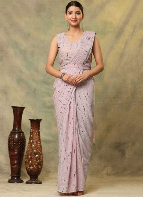 Pink Imported Ceremonial Trendy Saree