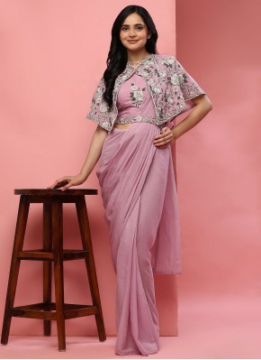 Pink Party Designer Saree