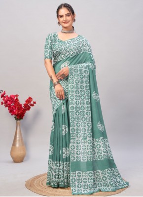 Piquant Printed Festival Traditional Saree