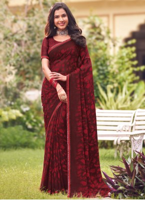 Precious Georgette Traditional Saree