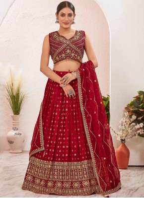 Preferable pure-dola Rani Sequins Readymade Lehenga Choli