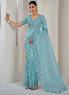 Pretty Organza Designer Saree