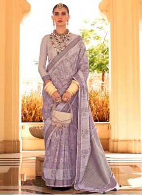 Purple Festival Classic Saree