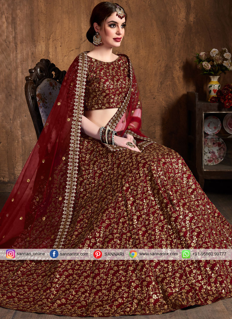 raw silk lehenga choli