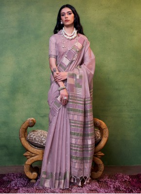 Radiant Woven Cotton Contemporary Saree