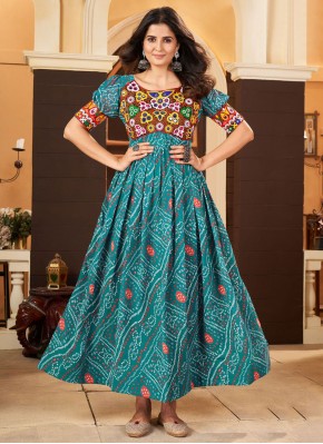 Rama Georgette Ceremonial Designer Gown